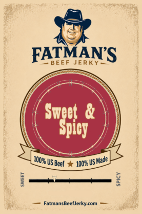 sweet & spicy beef jerky